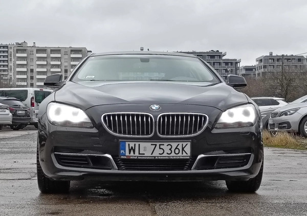 BMW Seria 6 cena 104900 przebieg: 183287, rok produkcji 2013 z Warszawa małe 596